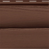 Сайдинг виниловый FineBer «BlockHouse» ExtraColor Могано